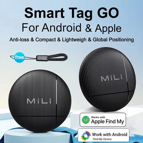 Rastreador Gps de Google Find My Device para Apple Android, localizador de etiquetas, dispositivo de alarma de seguridad, alarma antipérdida, rastreador GPS portátil 2025