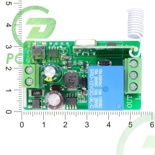 315MHZ 433MHz DC 12V 220V 10A 1CH 1 Way Ch Channel Wireless RF Remote Control Board Transmitter Receiver Relay Switch Module