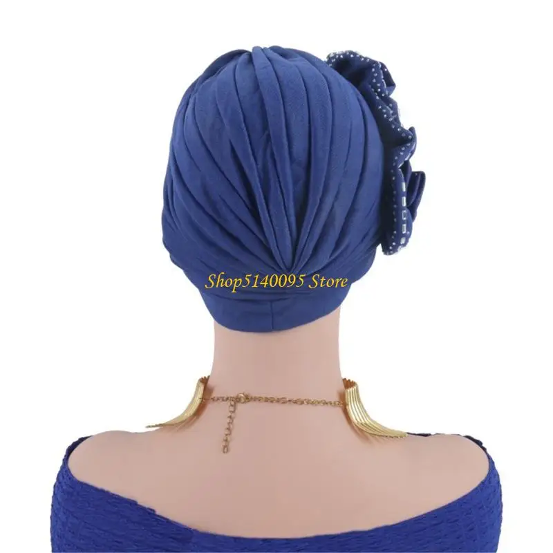

DXAE Breathable Elastic Headscarf Hat Women's Head Covering Hat Trendy Styles Hat