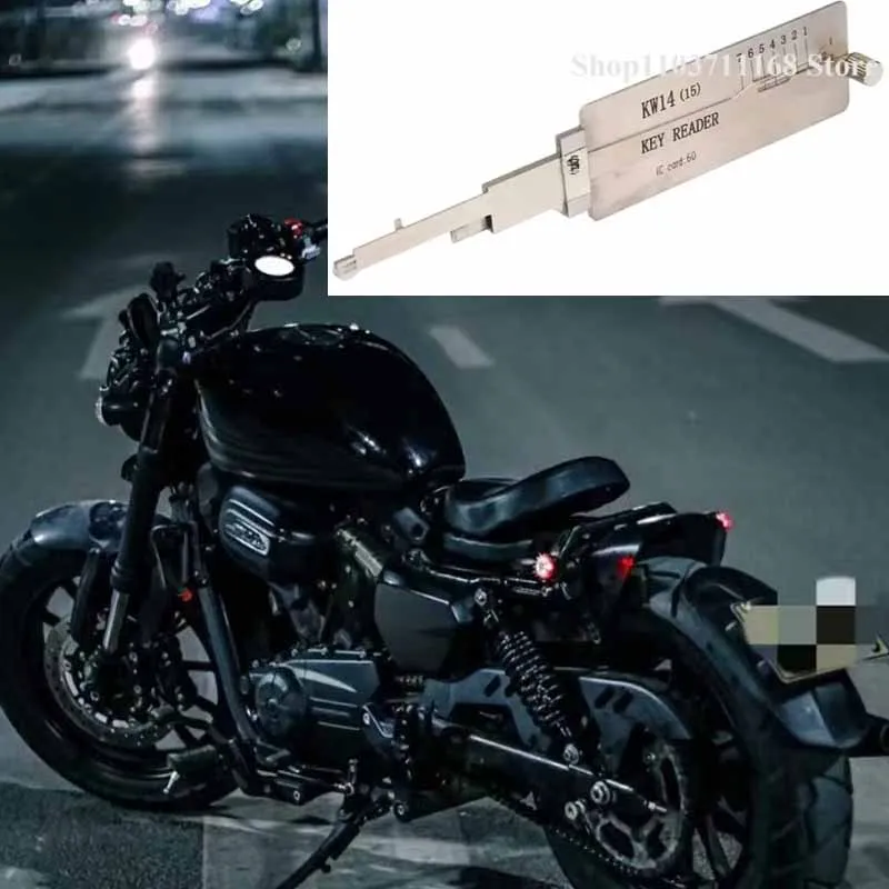 

Repair Tools LISHI 2in 1 KW1(15) for Kawasaki Bike Reader and Decoder Lock Ganzua Key Decoder Key Decoder Car Locks Master Key