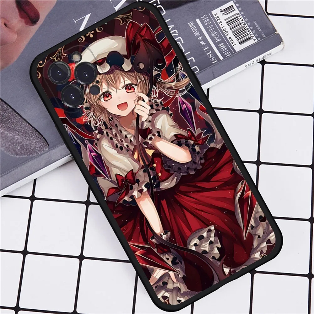 Anime Touhou Scarlet Eyes Phone Case for iPhone 15 8 7 6 6S Plus X SE 2020 XR XS 14 11 12 13 Mini Pro Max Mobile Case image 6