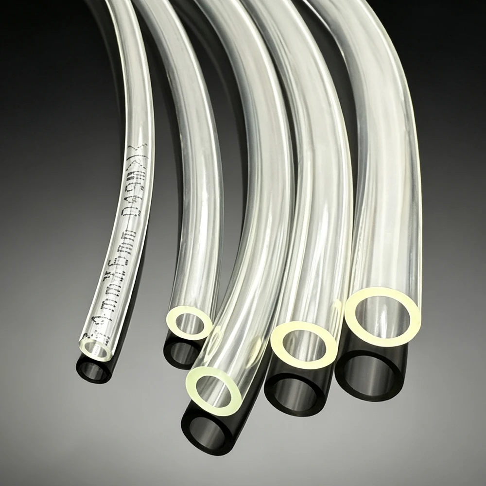 Transparent TPU Fuel Gas Hose Oil Resistant Aging-resistant Flexible Petrol Pipe for Industrial Hydraulic Systems ID 4mm~16mm