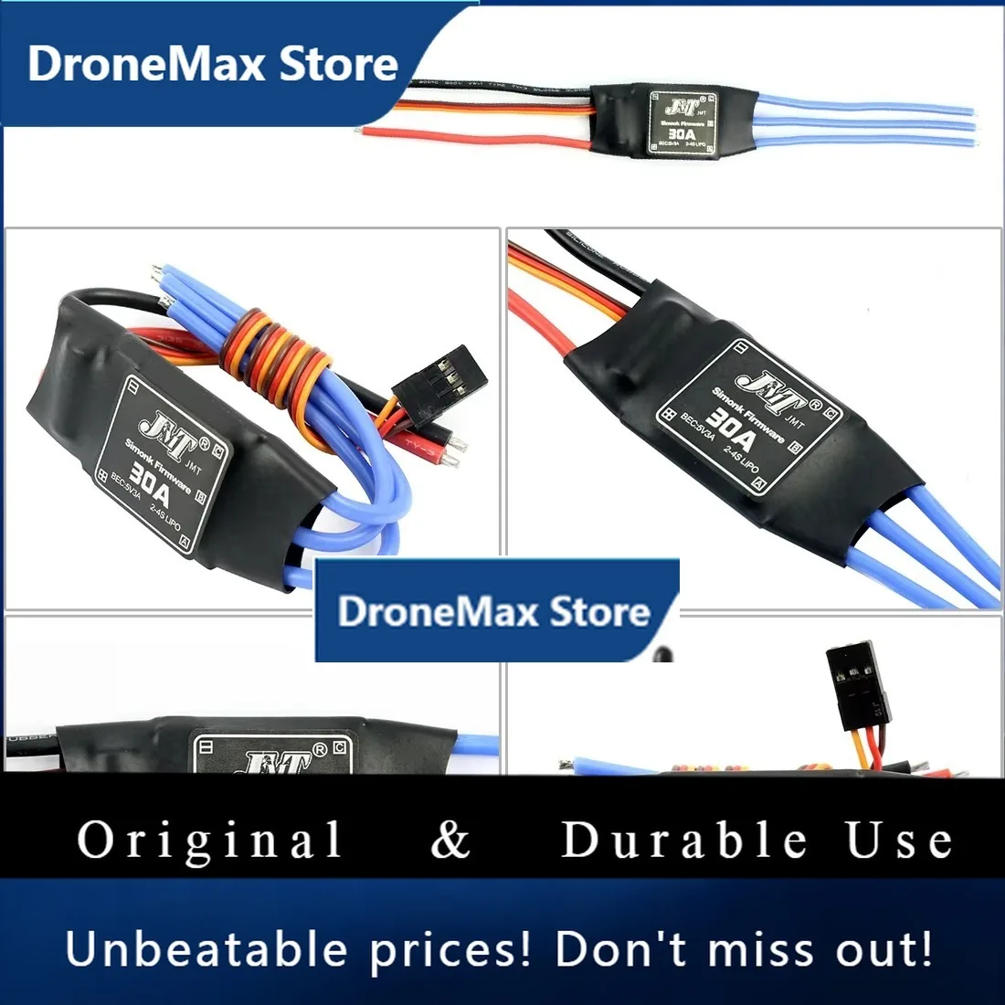 DroMa4PCS A2212 1000KV 13T Outrunner Motor & JMT 30A ESC &1045 Prop Propeller For F450 F500 F550 Drone