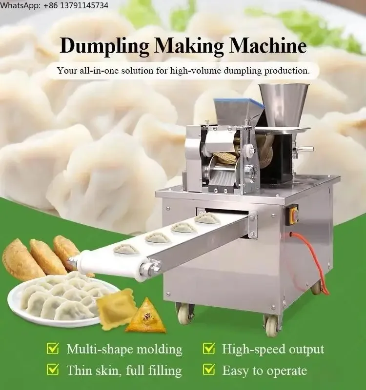 

Highly Efficient Stainless Steel Automatic Samosa Making Machine Automatic Pastelitos Machine Empanada Gyoza Pastel Machine