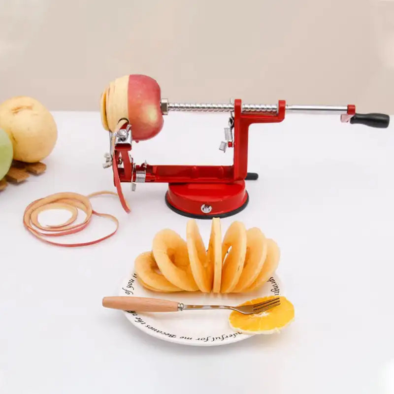 Apple Peeler 3 In 1 Hand-cranked Stainless Steel Fruit Peeler Slicing Machine Peeled Tool Kitchen Apple Slicer Corer Cutter 2024