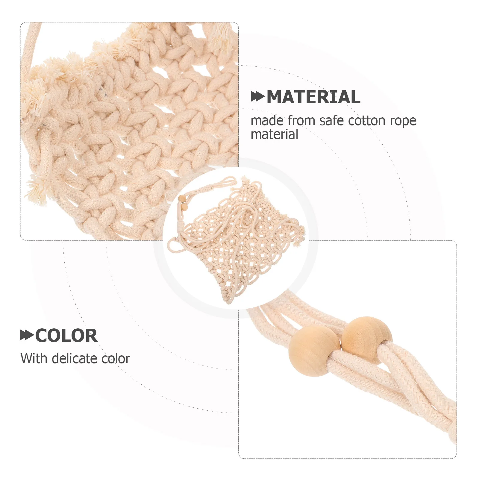 

Macrame Woven Hanging Plant Hanger Net Indoor Outdoor Hanging Planter Holder for Living Room Office Garden Home Decor