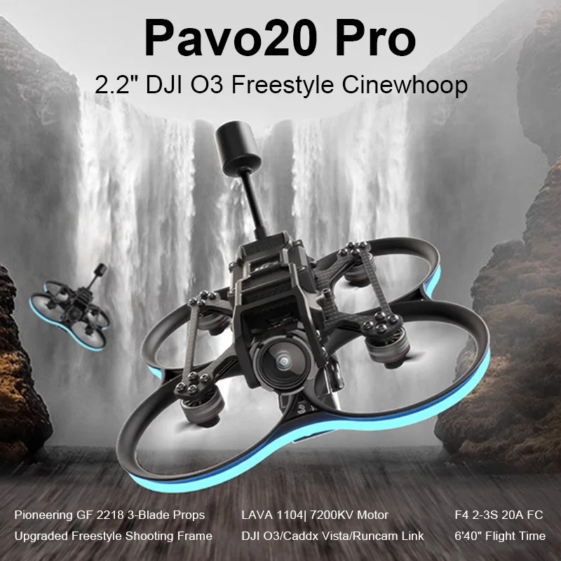 BETAFPV Pavo20 Pro Drone Professinal 4K Wide-Angle HD FPV Foldable Drone Compatable With DJI O3 Transmission Helicopter Toys