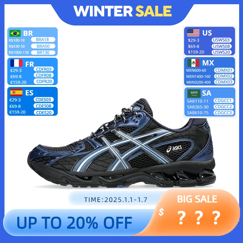 Asics GEL-Nimbus 10.1 Retro Avant-garde Trend Panelled Wearable Low-top Running Shoes Unisex