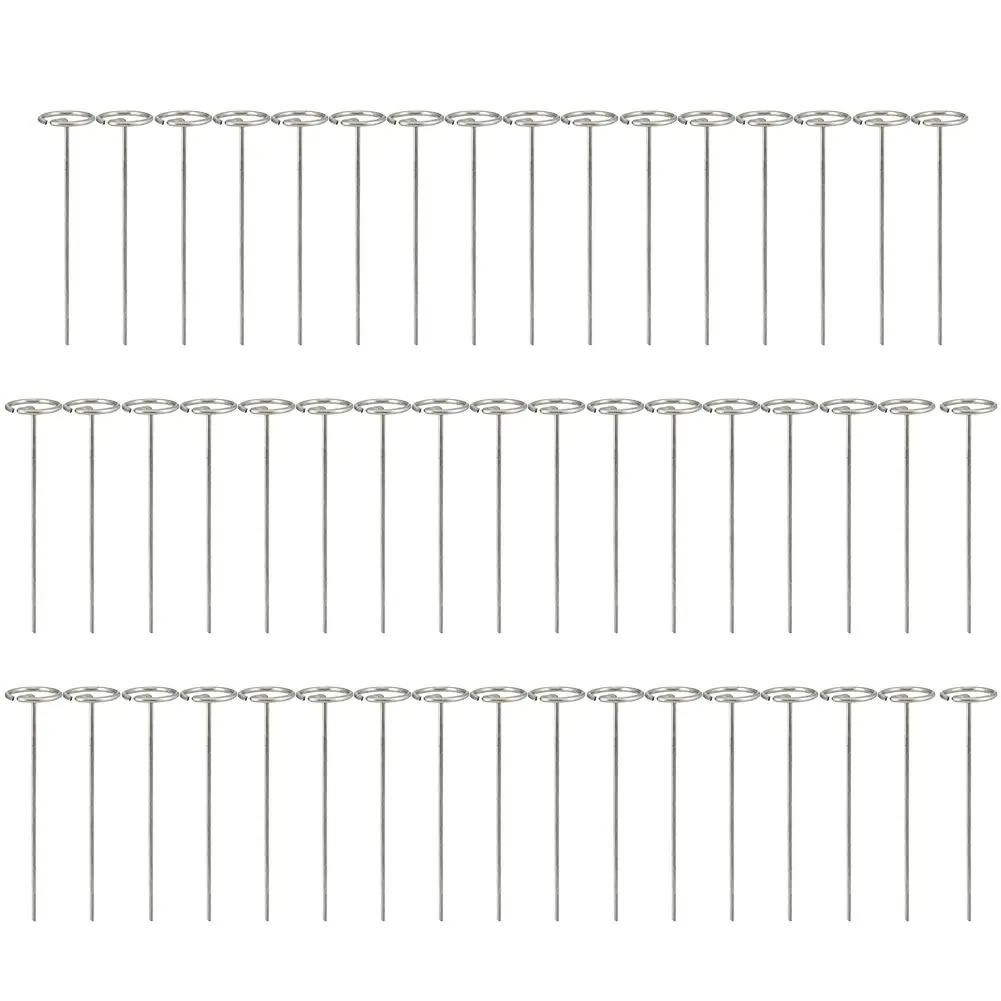 50pcs Galvanized Ground Stakes for Landscape Fabric Essential for Garden Mulch and Material Stability  50pcs Galvanized