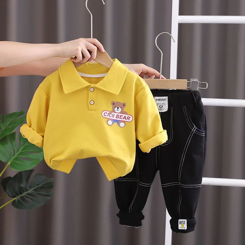 

Boys Sweatshirts +Pants Kids Suits 2PCS/Set Cotton 2024 Cool Spring Autumn Cotton Outfits Teenagers Sport Christmas Gift Childre