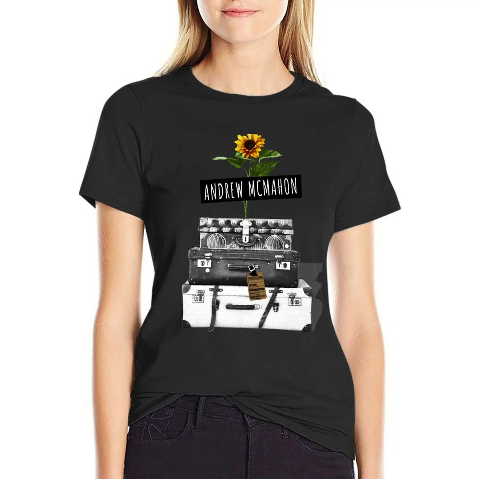 

Andrew McMahon T-Shirt hippie clothes female cute t-shirts for Women