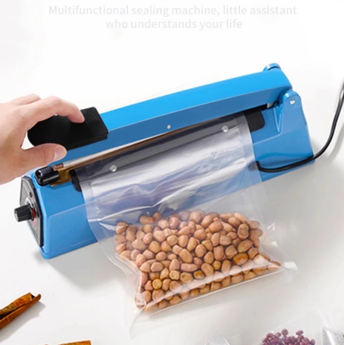 200mm Semi-Automatic Hand Heat Sealing Machine Impulse Sealer for Food & Plastic Cartons Foil & Bag Packaging Sealer Machine