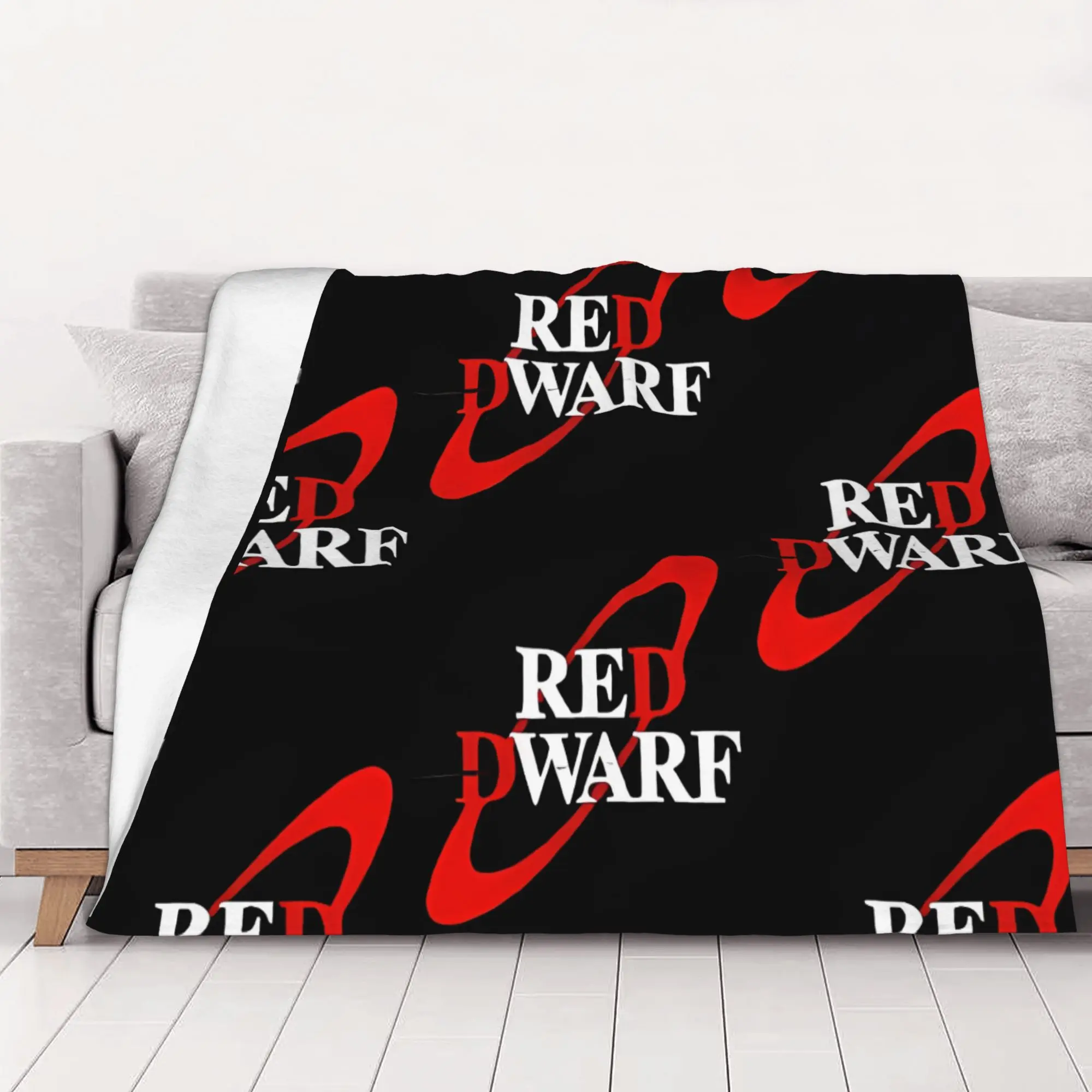 1PC home Cutecore Logo Red Dwarf Blanket Super Cosy Plush Home Living Room Sofa halloween