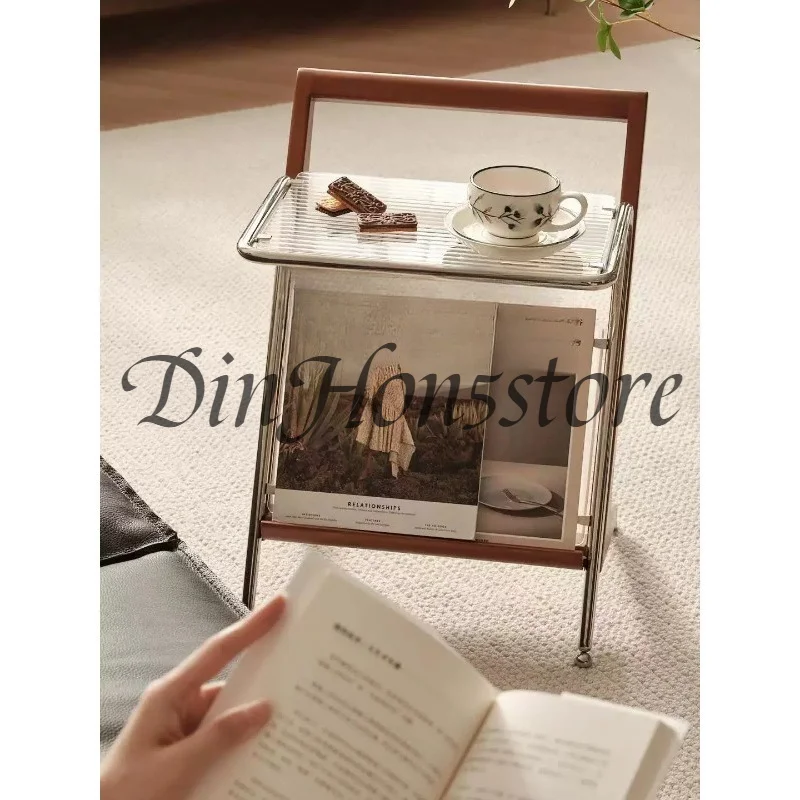 Solid Wood Side Table, Small Coffee Table, Bedside Sofa, Mini Creative Small Bedroom