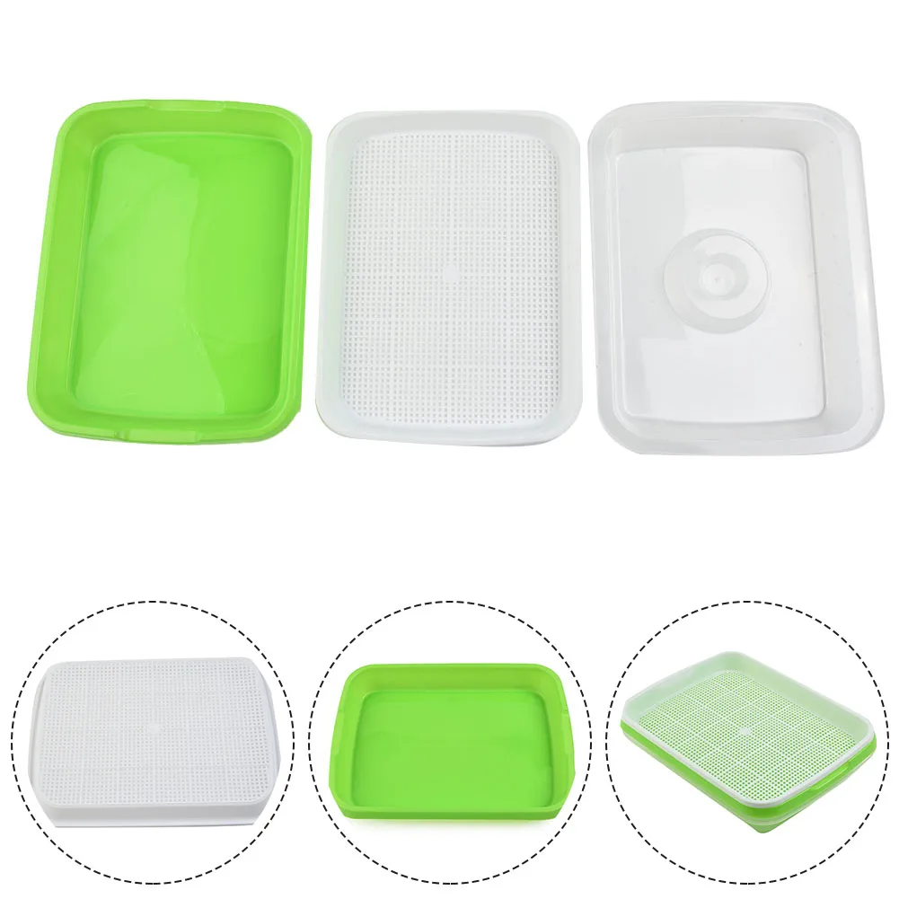 Capacity Planting Trays Big Capacity Germination 2 Layer Begginers Microgreens Soil-Free Sprouter Tray Vegetables