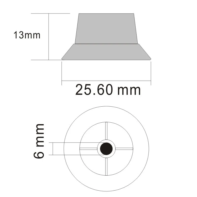 Guitar Silver Potentiometer Knobs 1 Volume & 2 Tone 6mm Spline Shaft Top Hat Design for ST / SQ Electric Guitar Accessories
