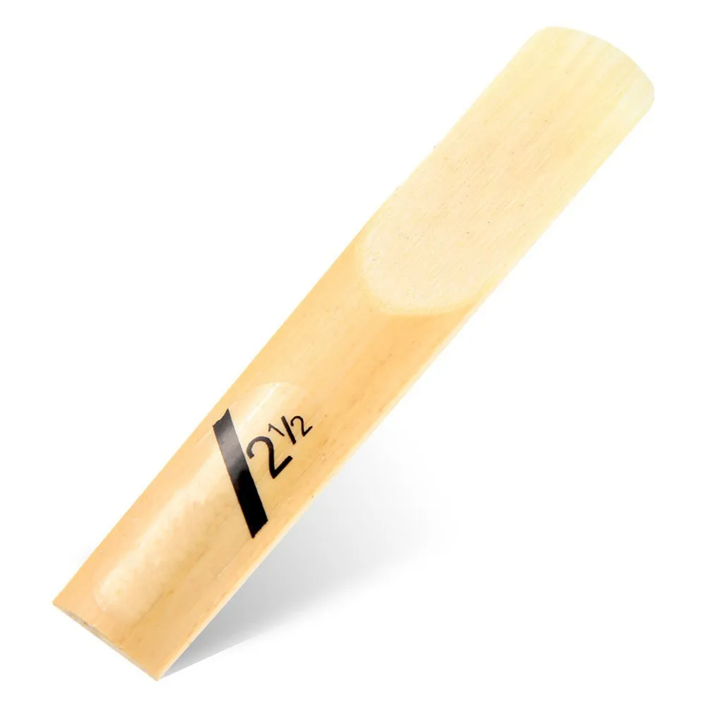 Bb Clarinet Reeds 10pcs with Strength Options 1.5 to 4.0 Natural Cane Air Dried for Over Two Years for Stability