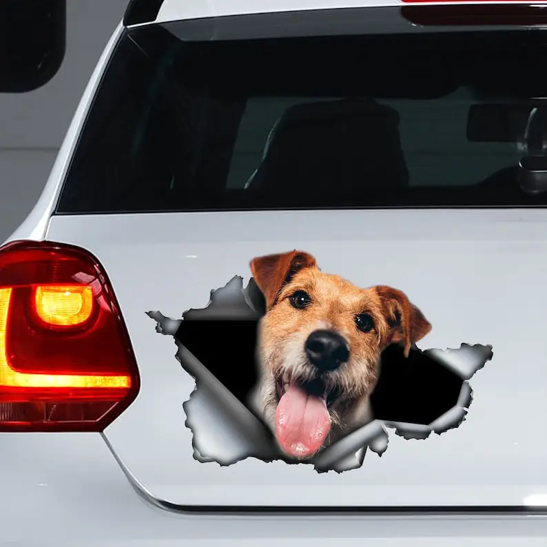 Fox Terrier decal , Fox Terrier magnet, Fox Terrier sticker,car decal