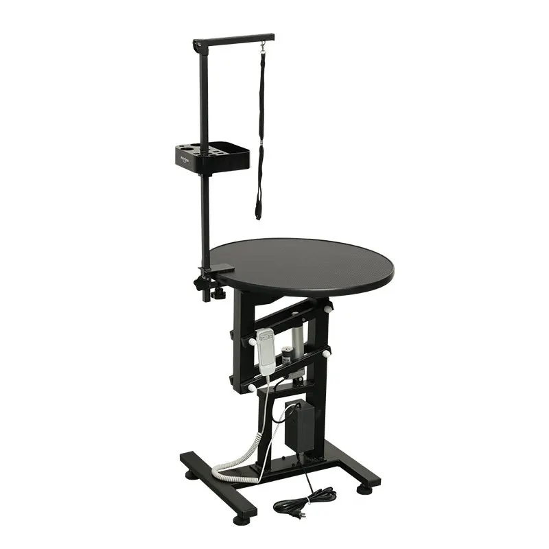 

Pet pneumatic rotary hydraulic lift table, electric beauty table, portable for cats and dogs