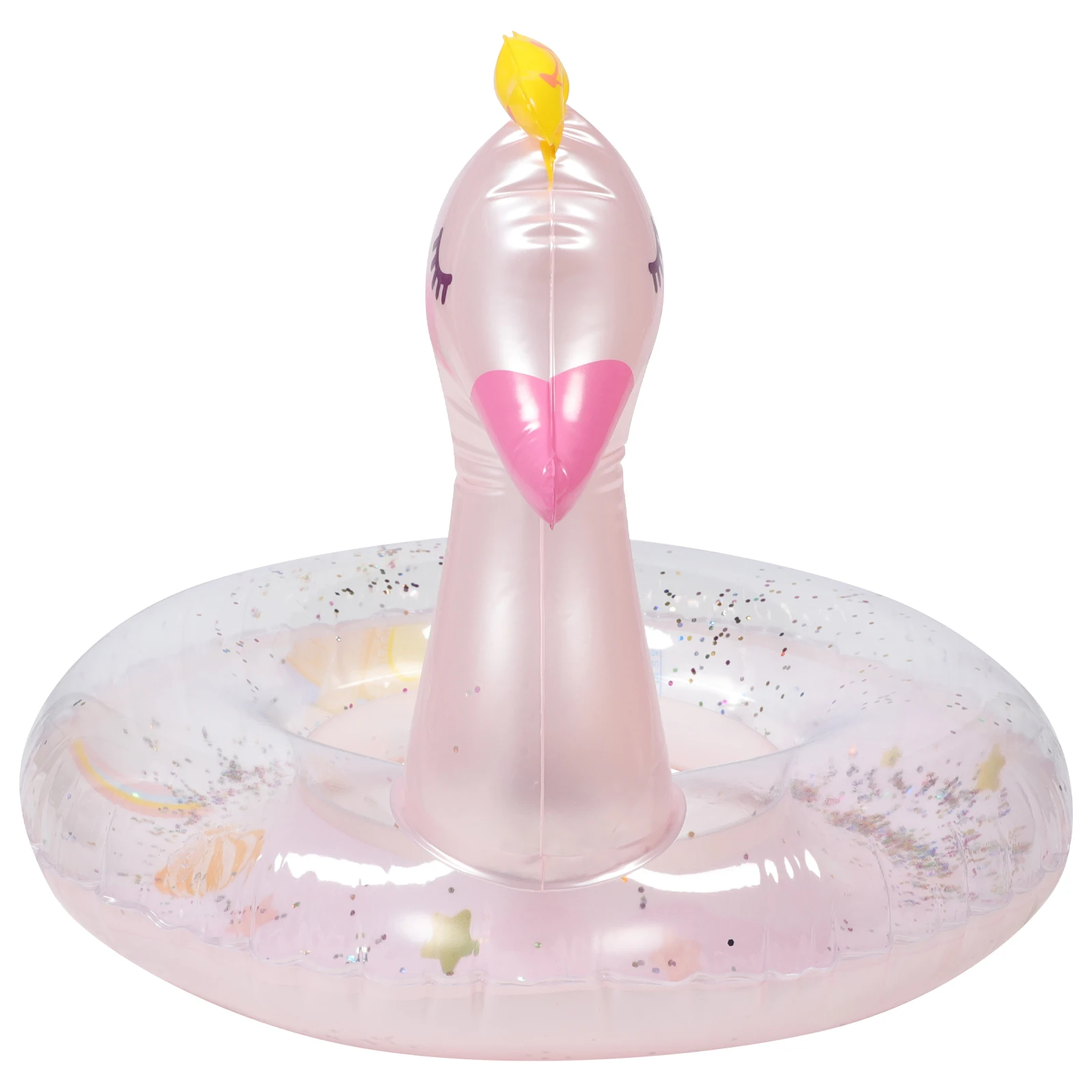 

Swan 's Swimming Ring Cartoon Outdoor Inflatable Portable Summer Teenager Environmental Protection Pvc Float