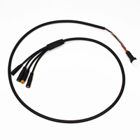Electric Bicycle Torque Motor 1T4 Cable For Bafang M400 G330 G510 M620 Can/Uart Protocol Display Throttle Connector Ebike Parts