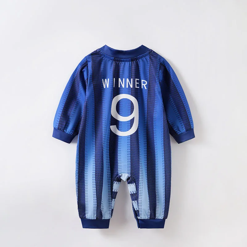 New Baby Football Jersey Jumpsuit, European Cup Long Sleeved Sports Style Baby Football Jersey Clothing