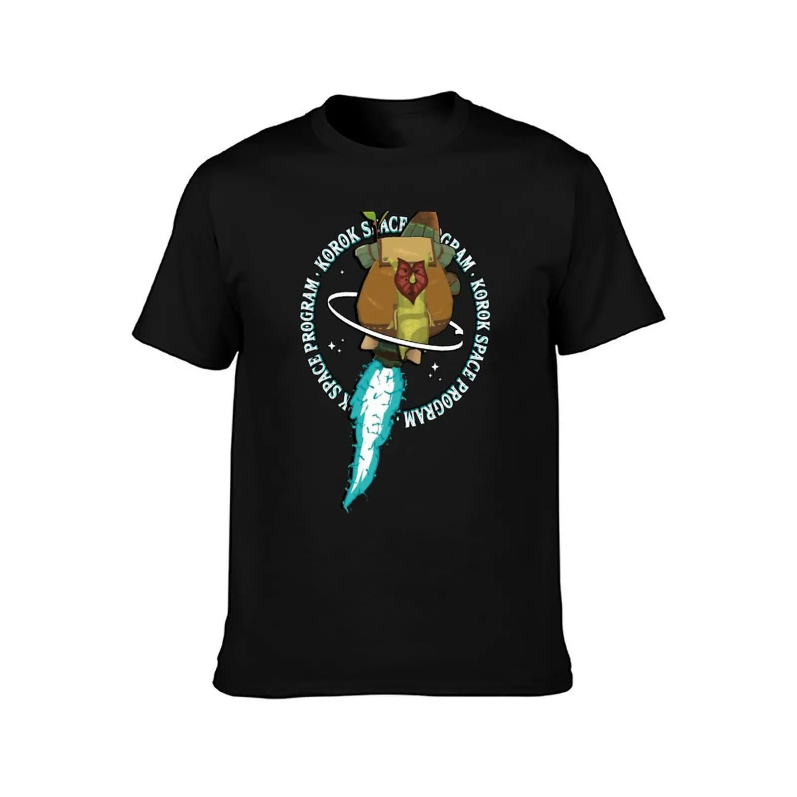 Korok Space Program T-Shirt Sweat Absorbing Sports Tee Shirt T-Shirt