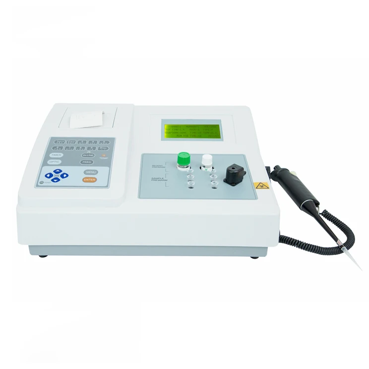 Semi-auto Coagulometer Analyzer AMSX5001 Portable Medical Instrument For Veterinary Use