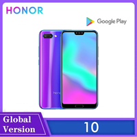 Global,HONOR 10,Smartphone Android,5.84 inch,4+128GB ROM,Cellphones,16+24MP,4G Network,3400mAh,Google Play,Dual SIM,Mobile phone