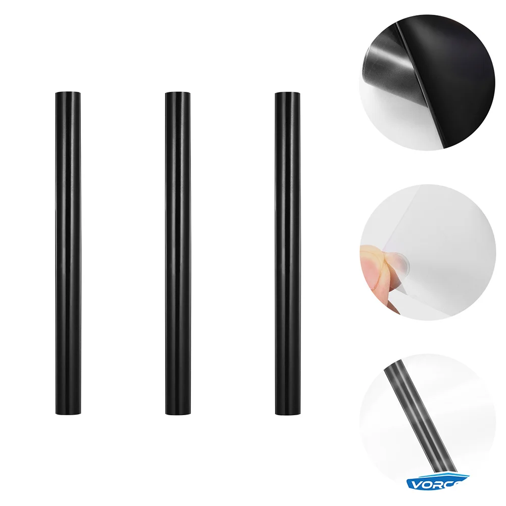 

3pcs Car Headlight Film Adhesive Waterproof Stretchable Protective Decal For Auto Lamp Sticker Light Decor