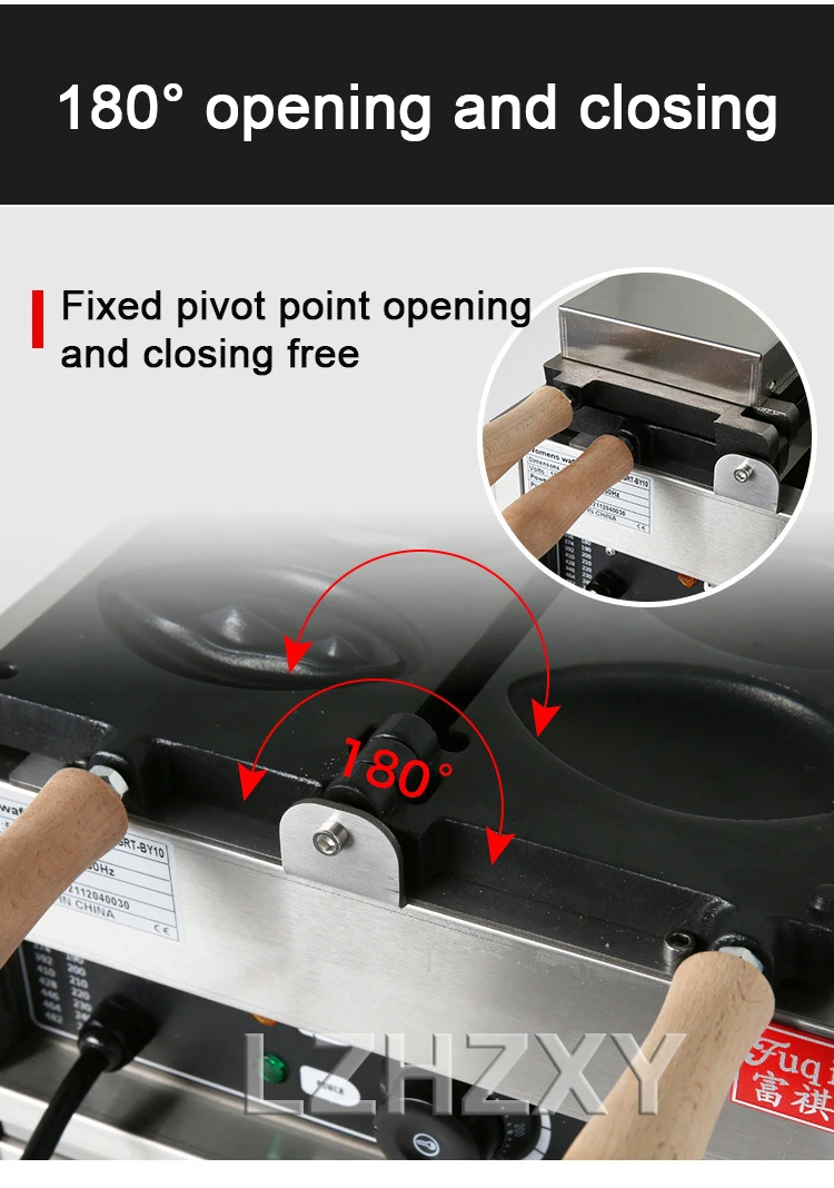 여성 여성 음부 와플 메이커 기계, CE 전기 상업용, 질 와플 메이커, 5 개