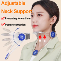 Neck Stretcher Cervical Traction Prevent Neck Forward Tilt Relieve Chronic Neck and Shoulder Pain Correct Posture Adjustable