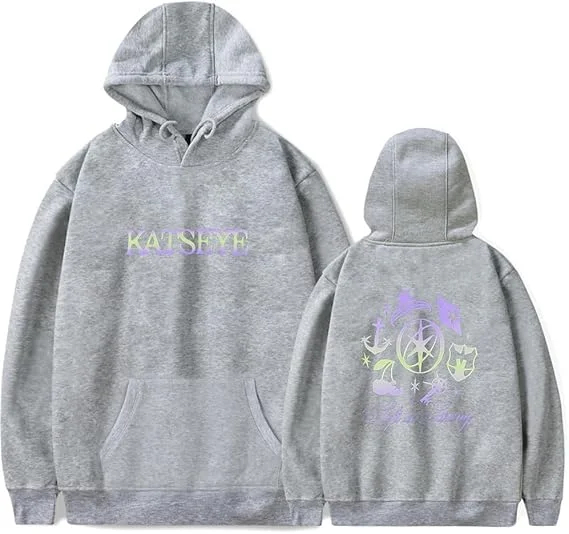 Katseye Korte hoodie meisjes oversized casual