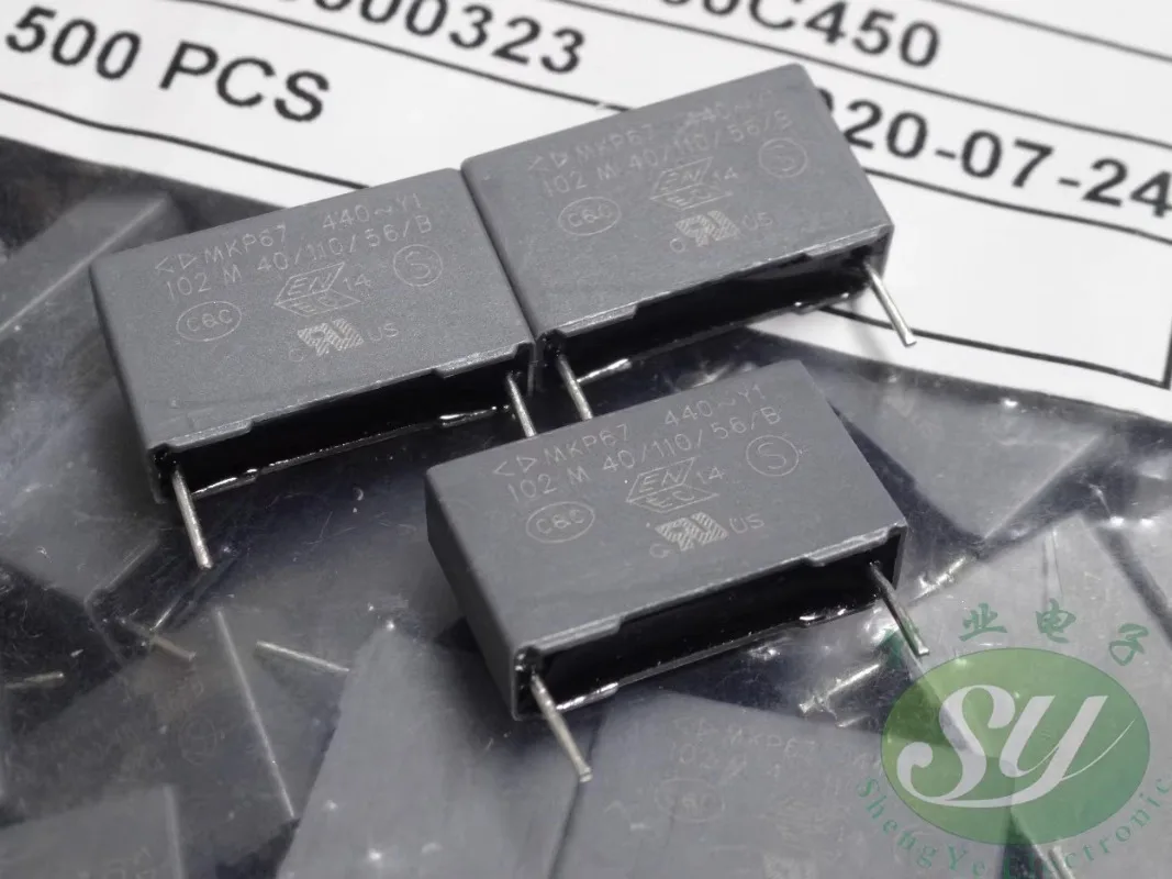 10PCS Xiamen Fara MKP67 0.001uf/440vAC 1nf 1000pF 1n0 102 Nowy kondensator foliowy Y1