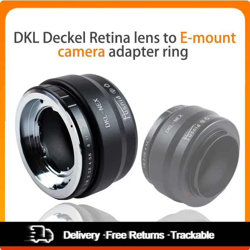 

DKL Deckel Retina Lens to E Mount Camera Adapter Ring for Sony NEX 7 6 5 C3 VG10 A6000 A6100 A6300 A5100 A7R A7S