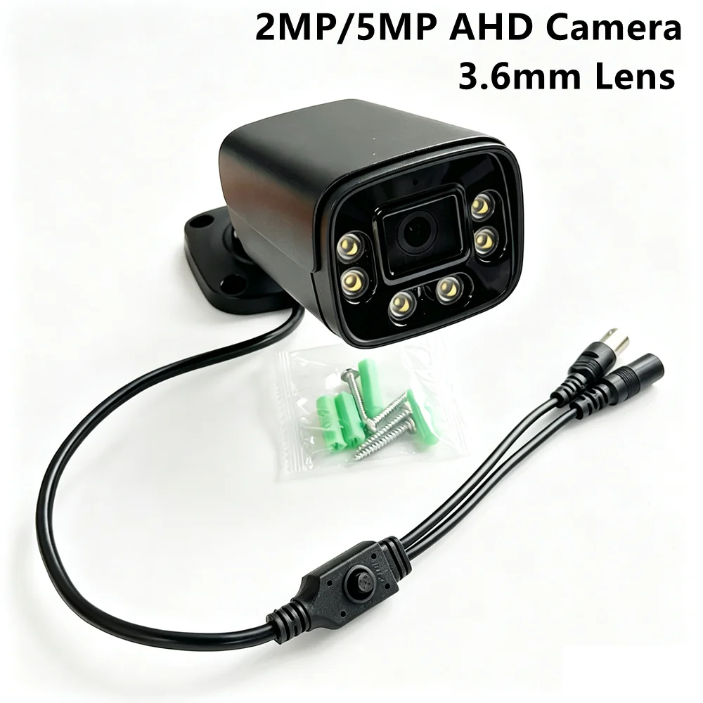 2MP AHD Camera CCTV Security Surveillance Outdoor Waterproof ColorVu NightVision Indoor 1080P 5MP HD Home Camera Monitor