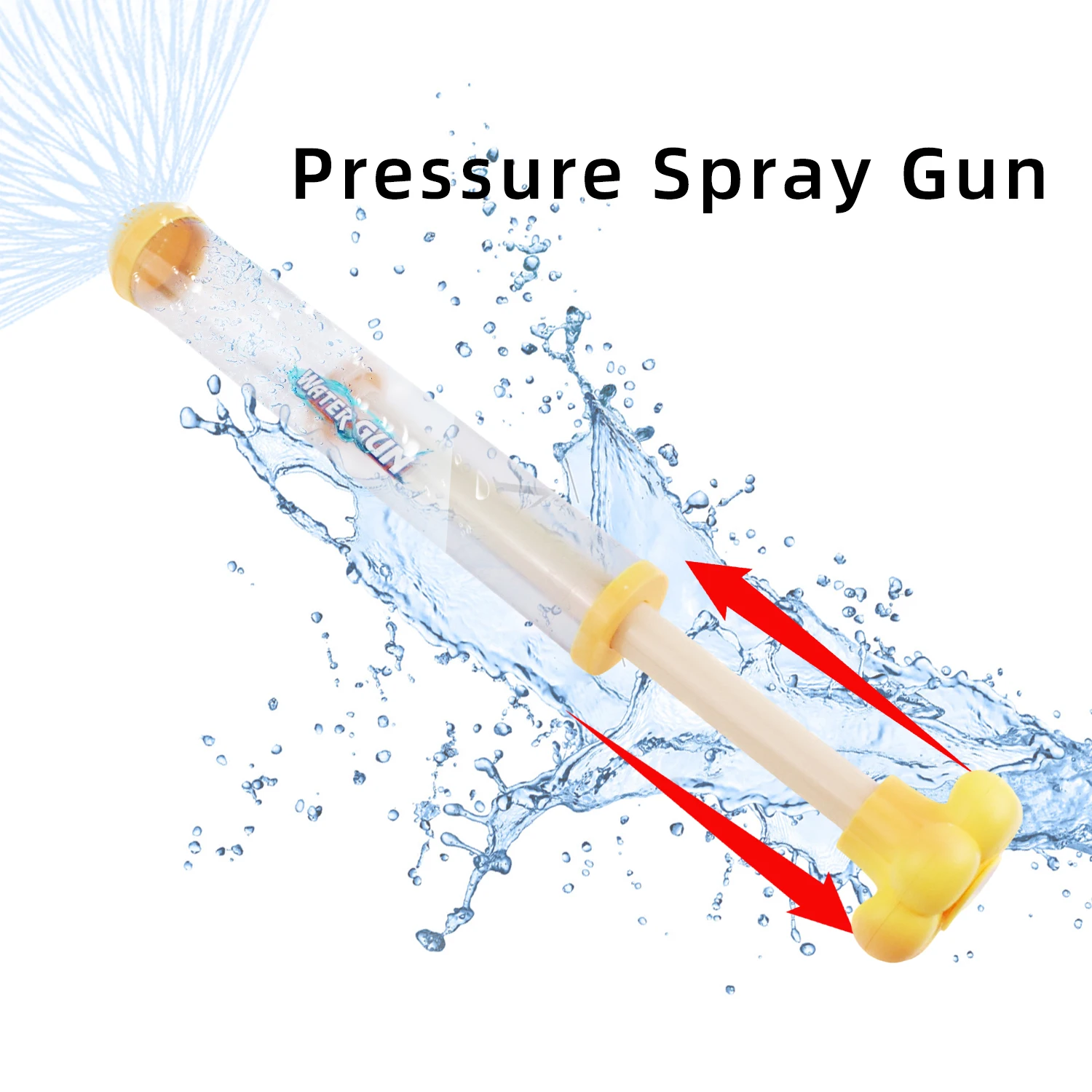 Wyciągany pistolet na wodę do fajerwerków Ø Z spray porowaty pistolet na wodę letnia plaża na zewnątrz dryfujący artefakt do zabawy w wodzie