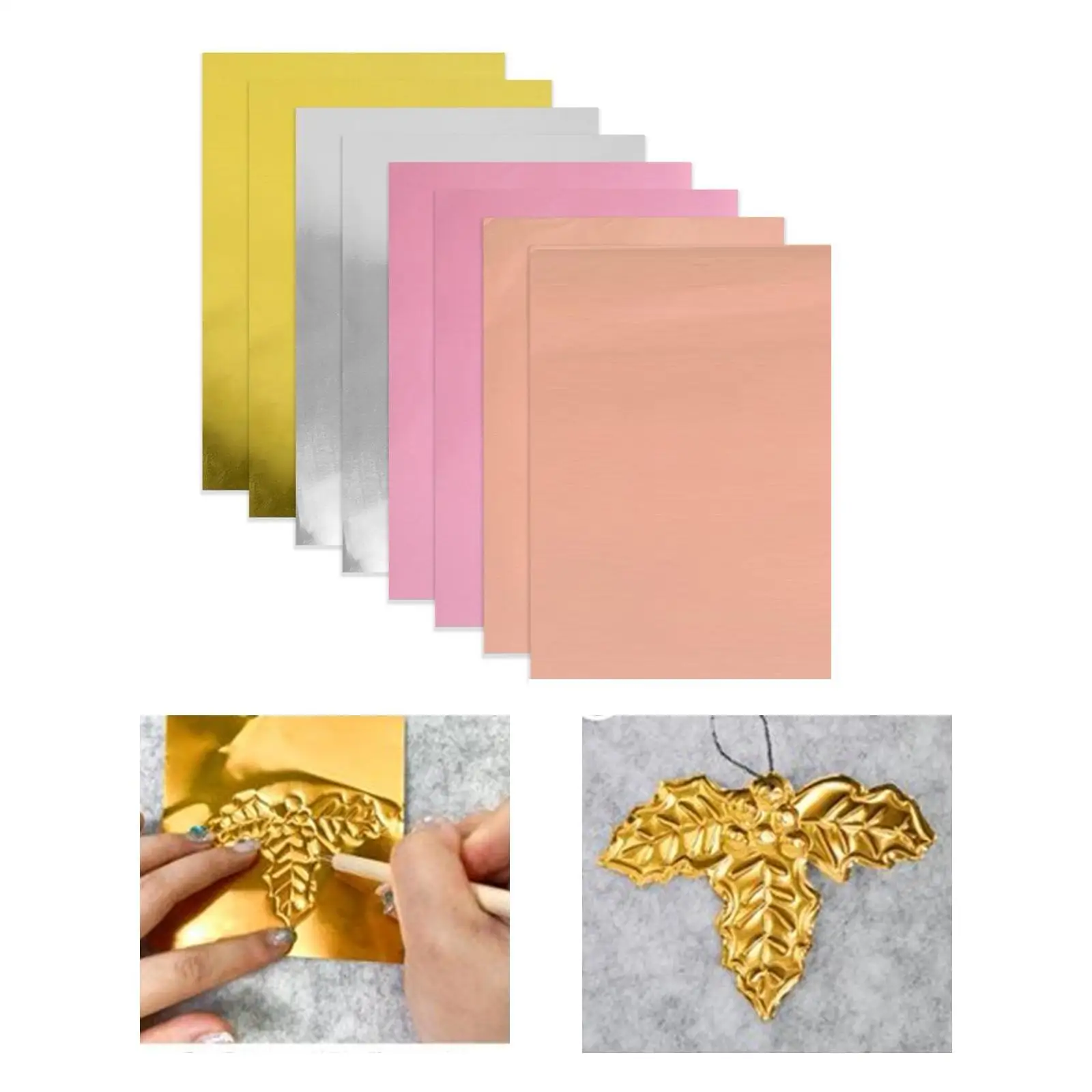 

Блестящая металлическая бумага для творчества, вырубленная по контуру, для поделок, скрапбукинга и упаковки подарков