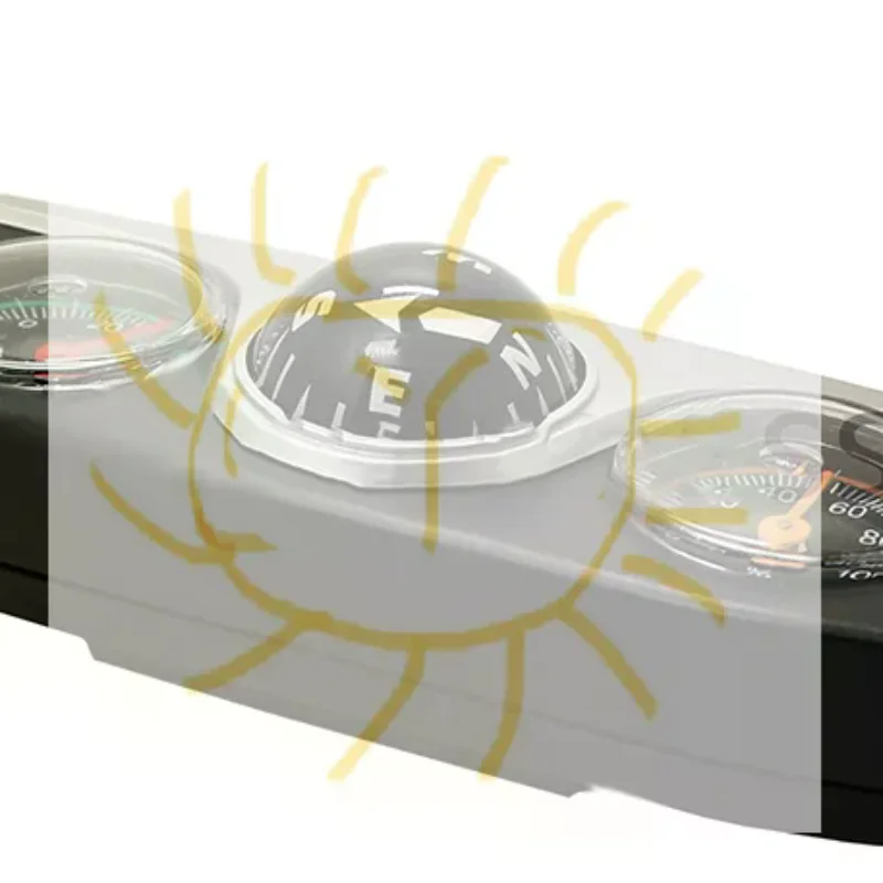 

3 In 1 Guide Ball Car Ornaments Decoration For Auto Boat Vehicles Compass Thermometer Hygrometer Interior Accessories