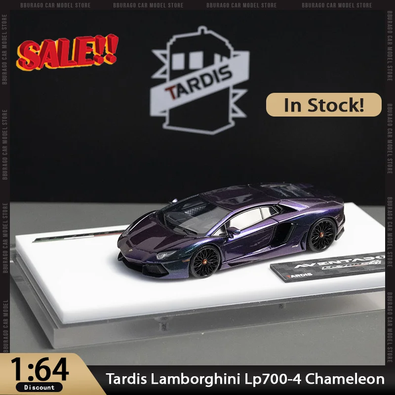 Nuovo In Magazzino Tardis 1:64 Lamborghini Lp700-4 Camaleonte Limitato Premium Modello In Resina In Miniatura Pressofuso Ornamento Giocattoli Personalizzati