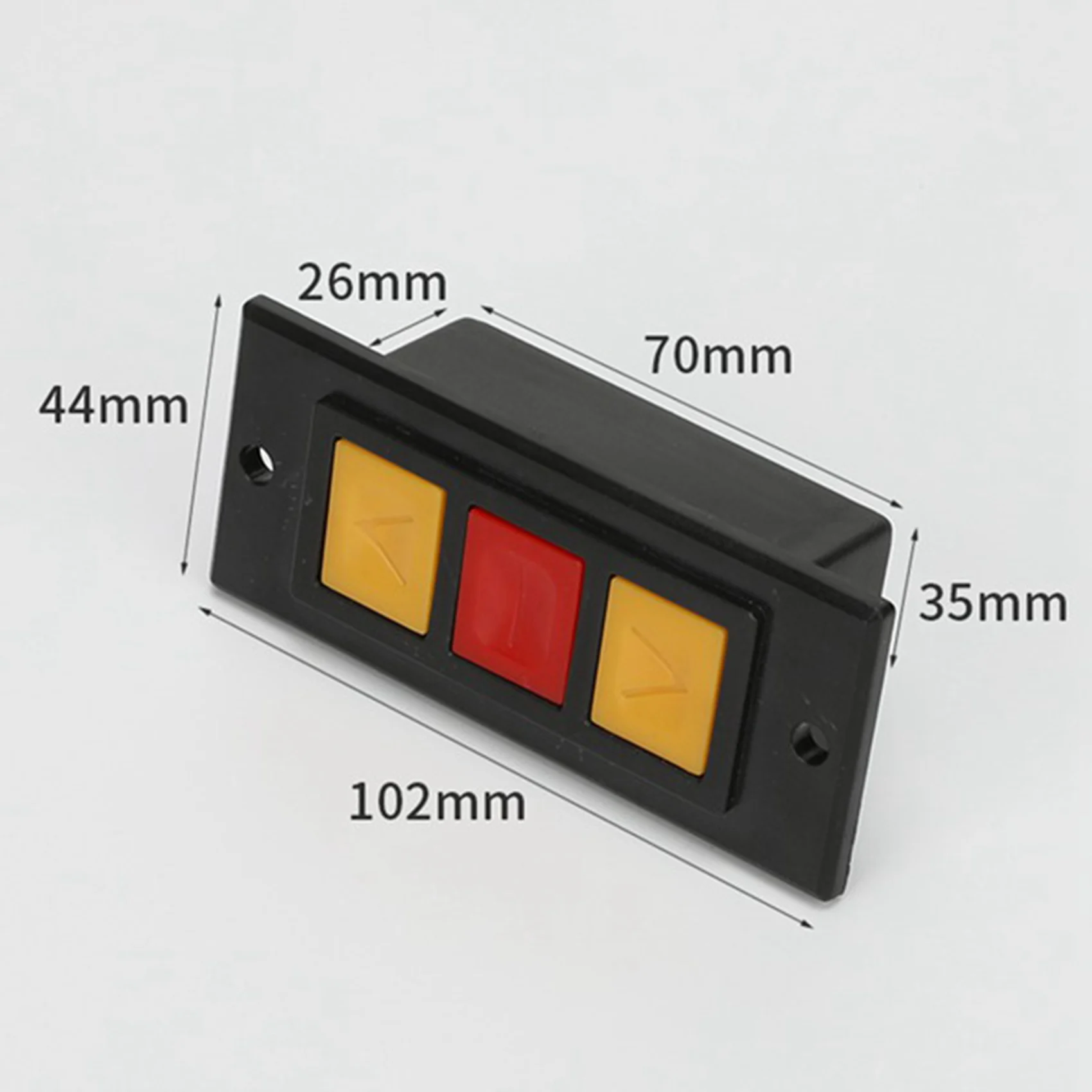 Delighted- Garage Door Opener, Electric Door Roll Switch Lock Box, Surface Mounted Concealed Button Switch D