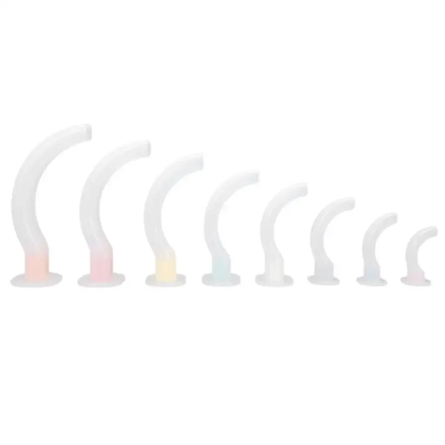 8Pcs disposable mixed airway first aid tube Oral airway is used to assist oropharyngeal inhalation patients in first aid