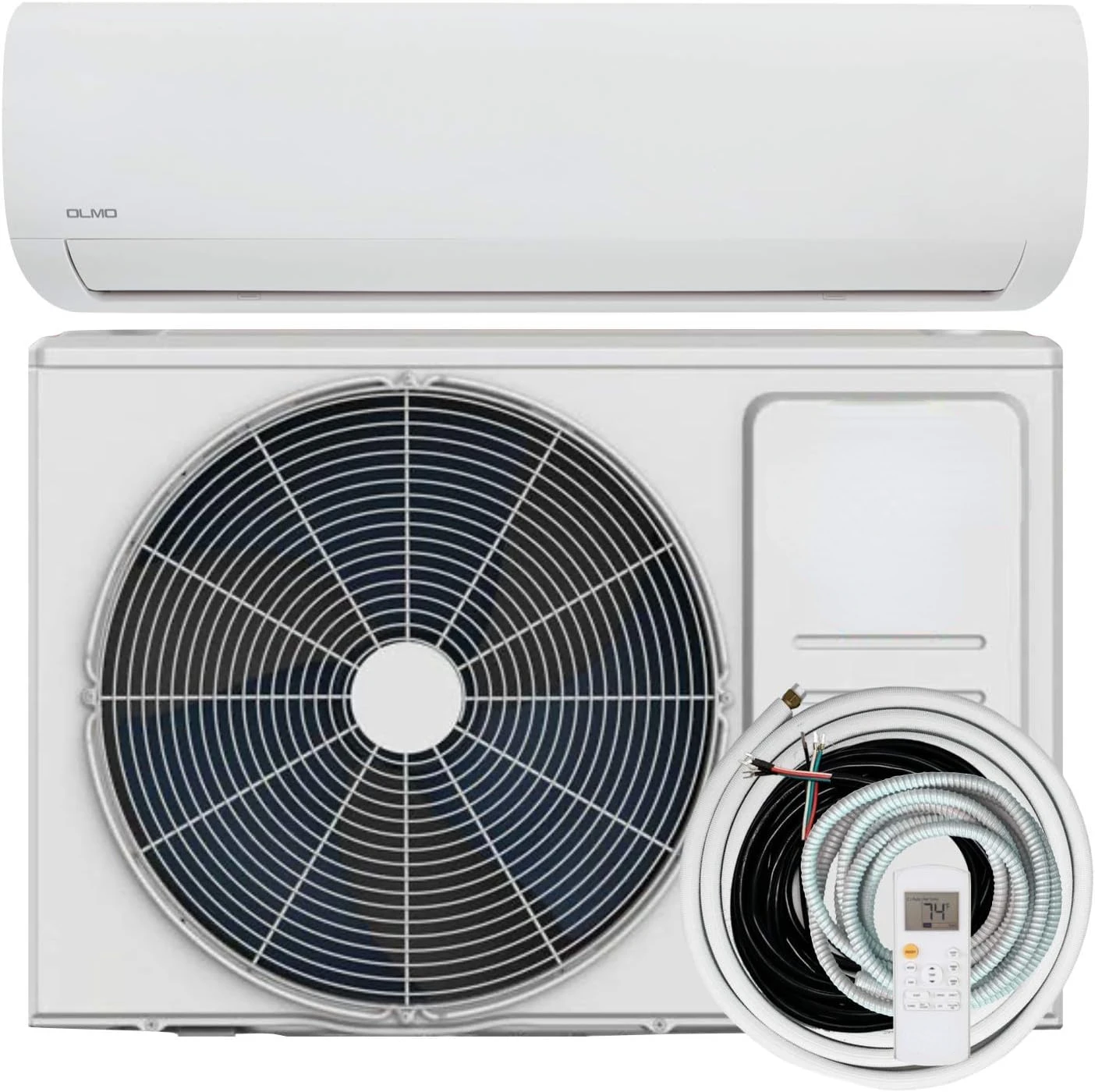 

Alpic 9,000 BTU, 110/120V Ductless Mini Split AC/Heating System With Heat Pump Including 16ft Installation Kit