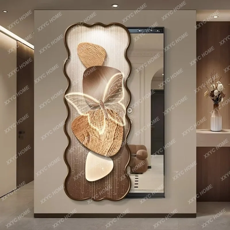 XXHidden full-length mirror entrance decoration painting home decor items Large mirror  furniture living room grand miroir