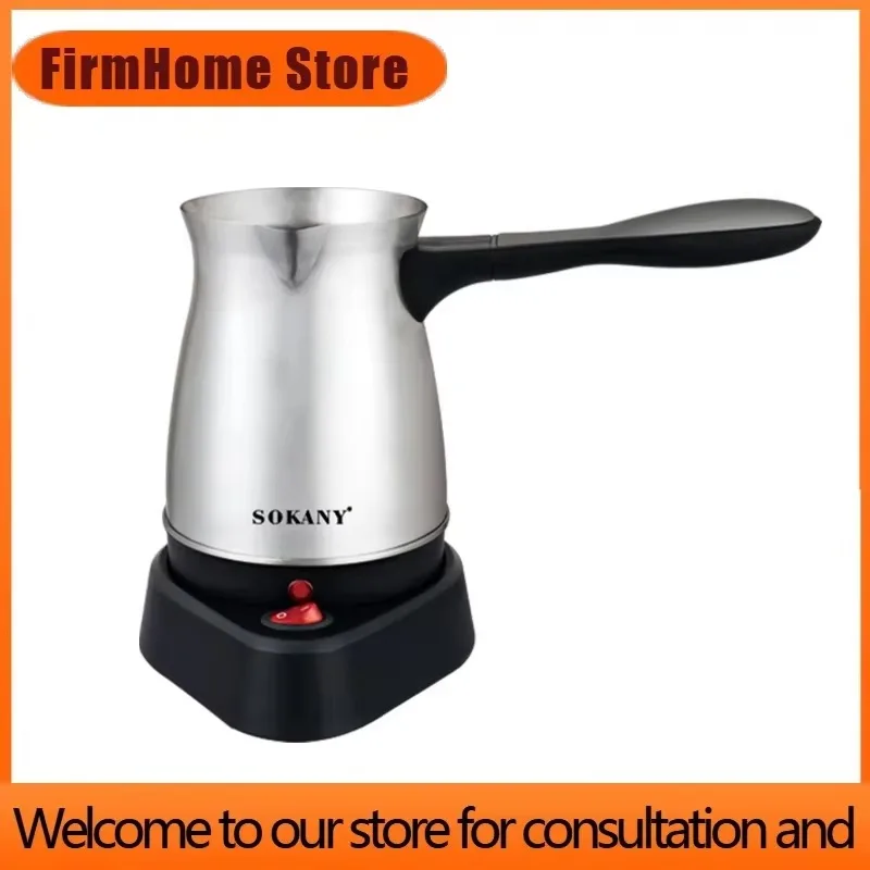 FirmHome StoreTurkish Coffee Pot Electric Portable Coffee Maker Machine Coffeemaker Cafe Machine Multifunctional Coffee Tea Melt