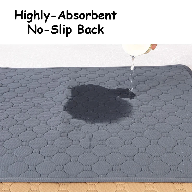 Alfombrilla lavable para pañales de conejillo de indias, alfombrilla impermeable para cama de hámster, almohadilla para orinar, Gato y perro grande