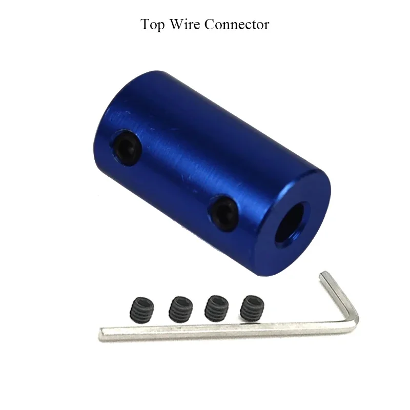 14*25mm Top Wire Connector Blue Rigid Aluminum Coupling 4/5/6/8mm 3D Printer Parts Screw Stepper Motor Boat/car/aviation model