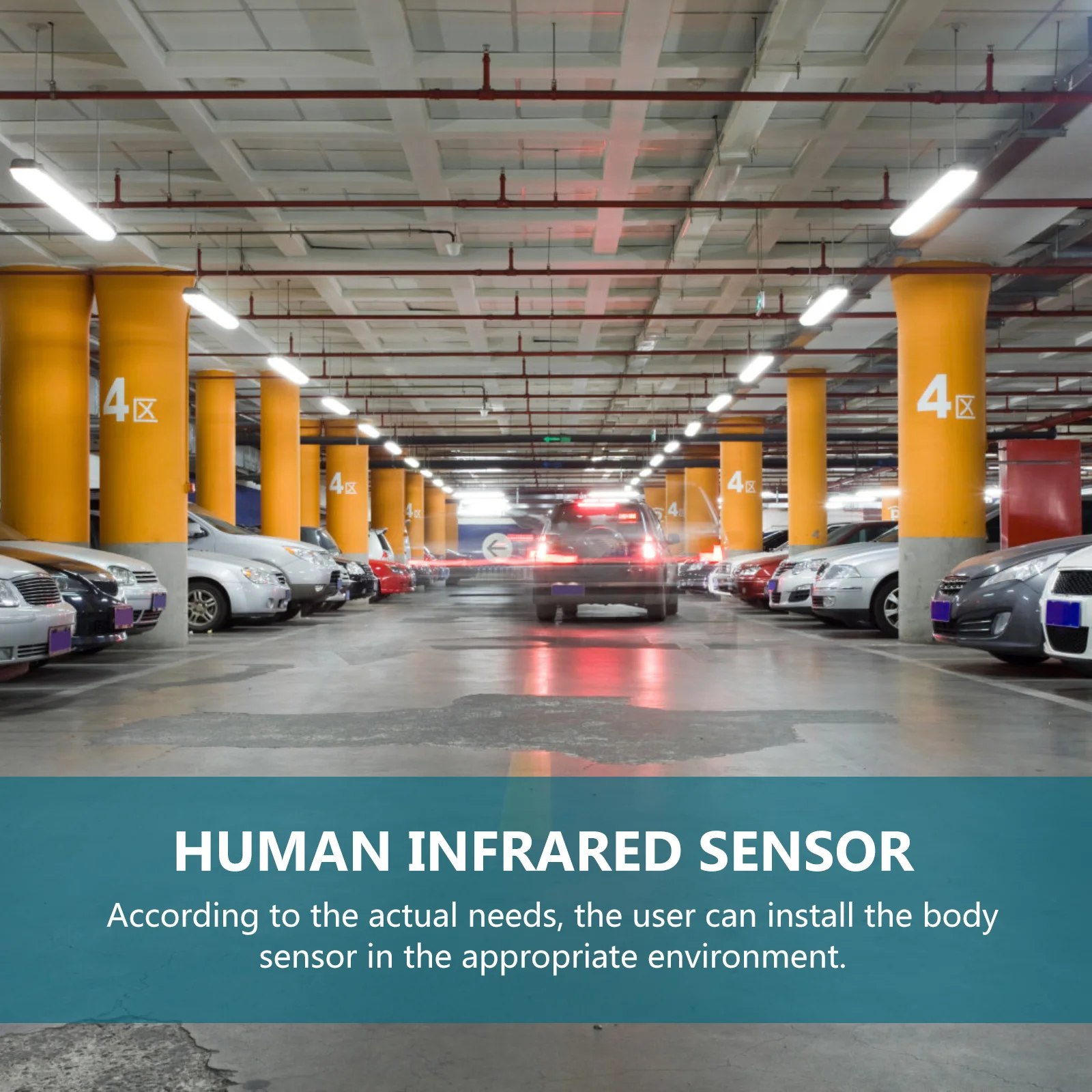 

Human Body Pir Motion Sensor Wall Lamp Infrared Automatic Spotlight Smart Sensor LED Security Floodlight Inductor