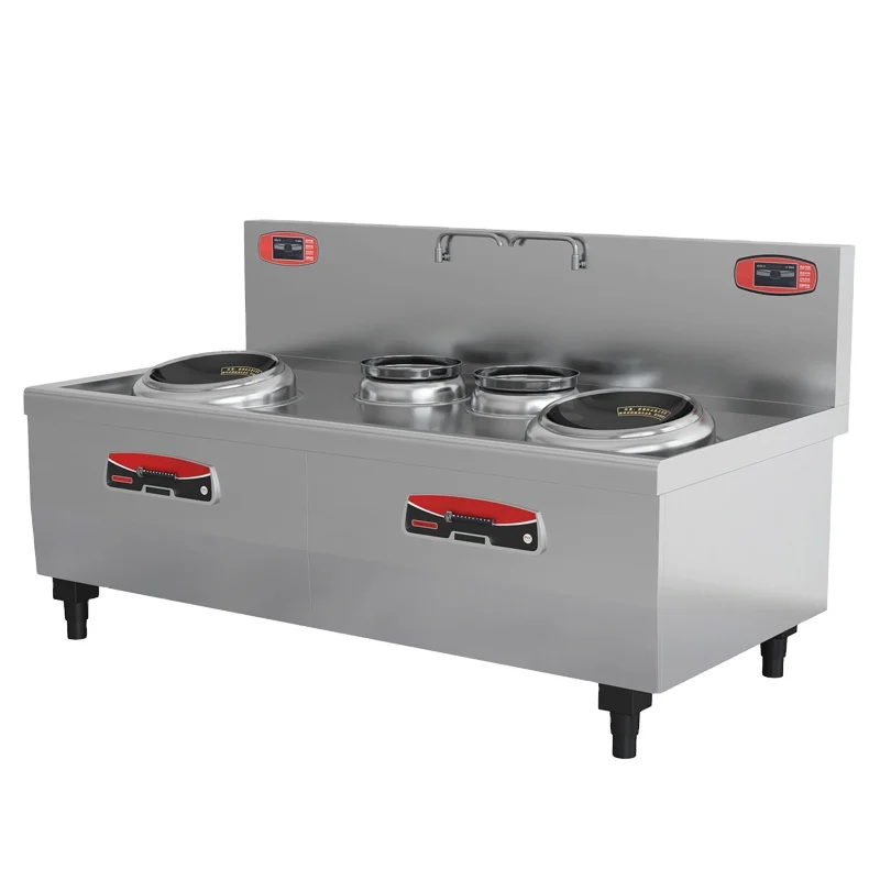 

Прямые поставки с завода: Энергосберегающая индукционная плита с двумя конфорками для быстрого нагрева, идеально подходит для ресторанов и отелей.