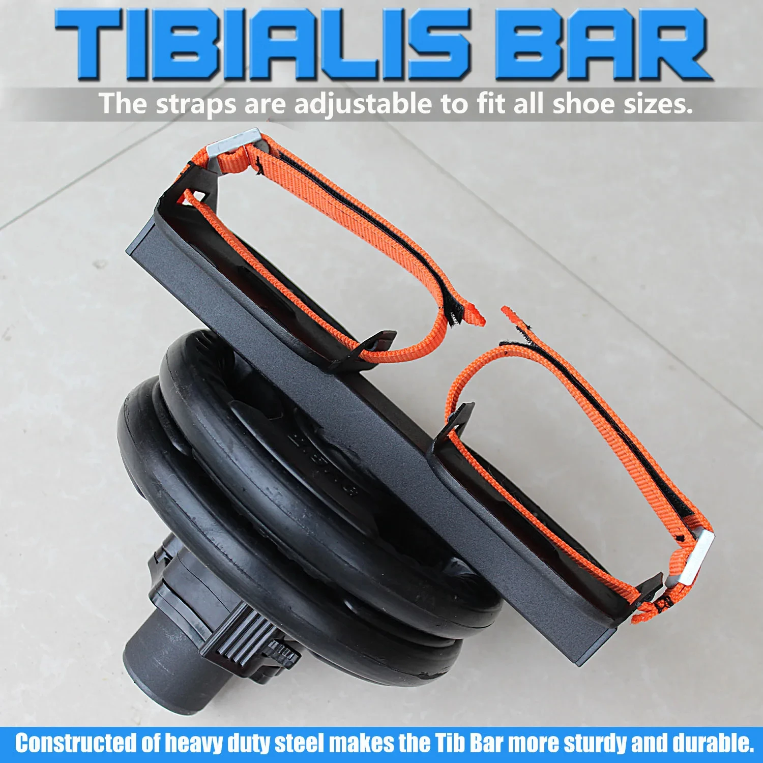 Adjustable Leg Training Bar Calf & Ankle Strengthener Single Foot Home Gym Accessory